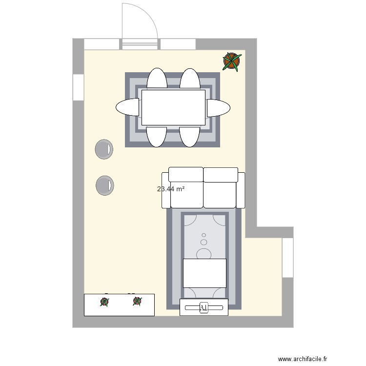 Sejour . Plan de 0 pièce et 0 m2