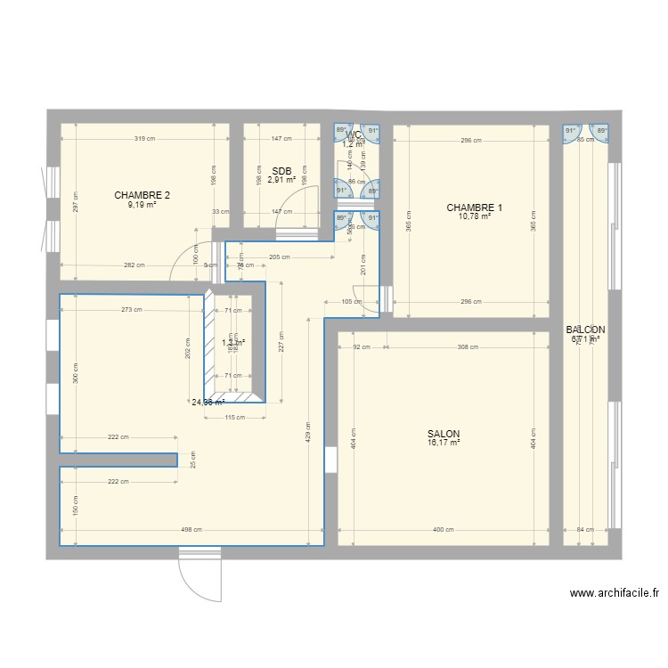 Cité moderne auterive. Plan de 0 pièce et 0 m2