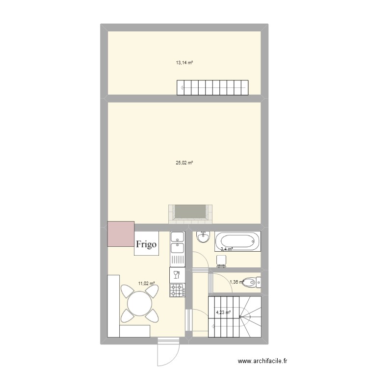 MER. Plan de 0 pièce et 0 m2