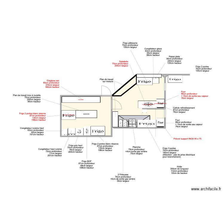 Cuisine ITXASOA - V2. Plan de 4 pièces et 39 m2