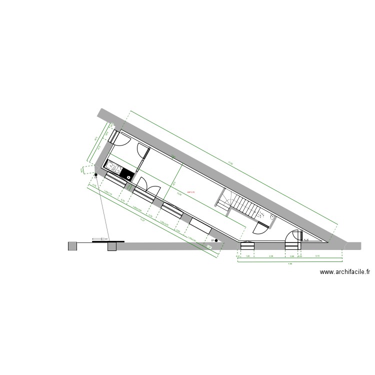 96 ARMATAN RDC Version 1. Plan de 0 pièce et 0 m2