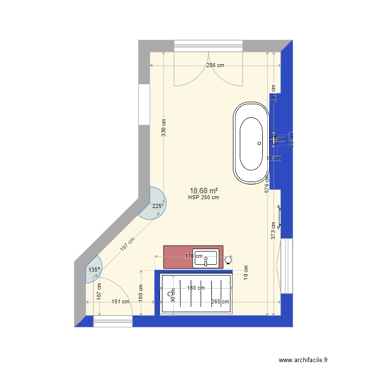 Salle de bain . Plan de 0 pièce et 0 m2