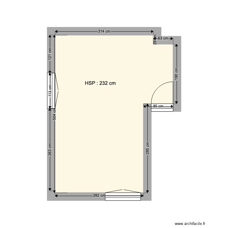 Bureau Voltaire 17. Plan de 0 pièce et 0 m2