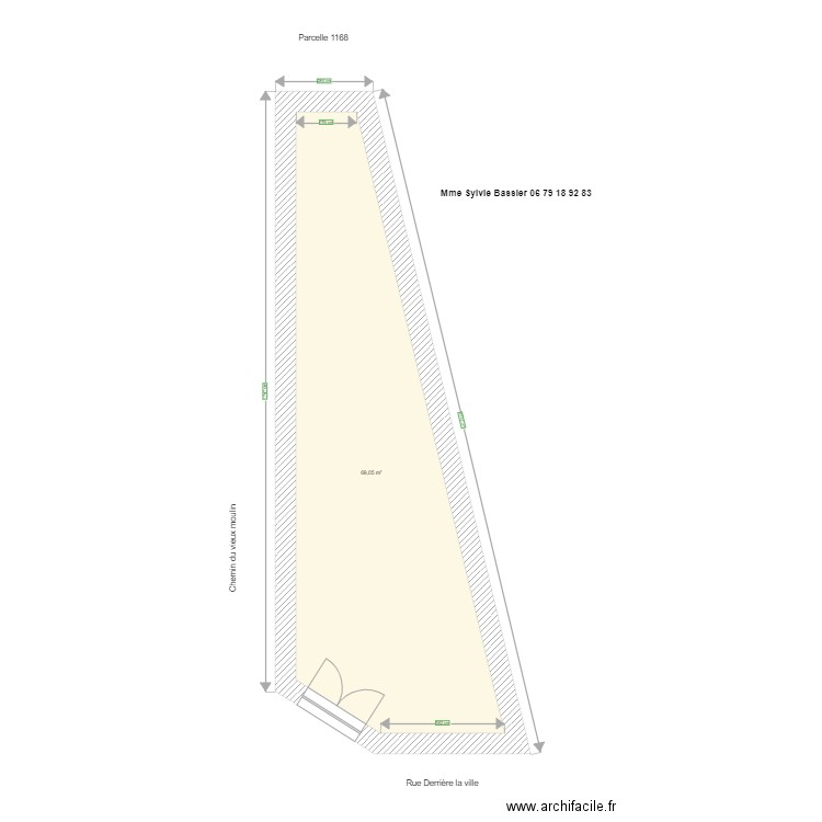 Maison Fred. Plan de 0 pièce et 0 m2