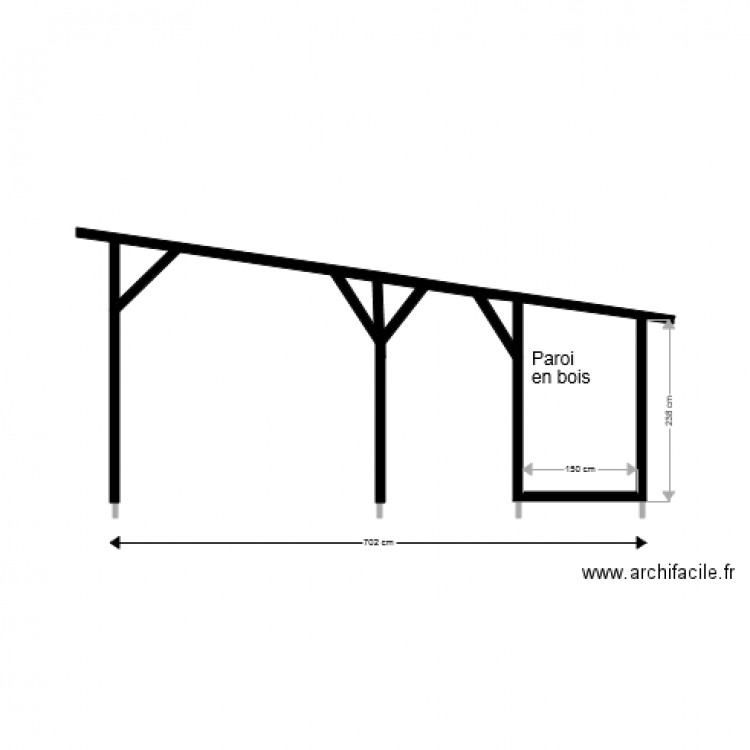 garage 2. Plan de 0 pièce et 0 m2