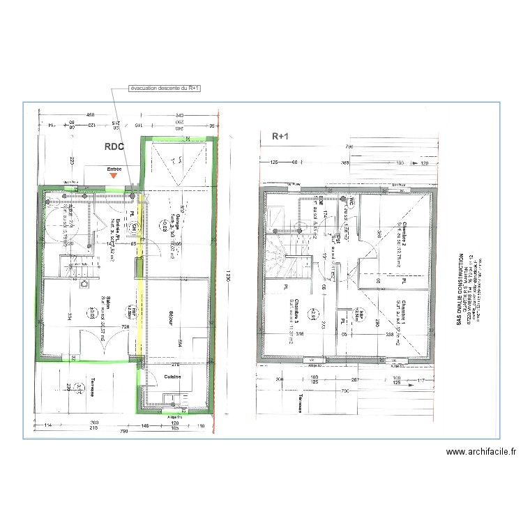 Plan évacuation 12 Allan. Plan de 0 pièce et 0 m2