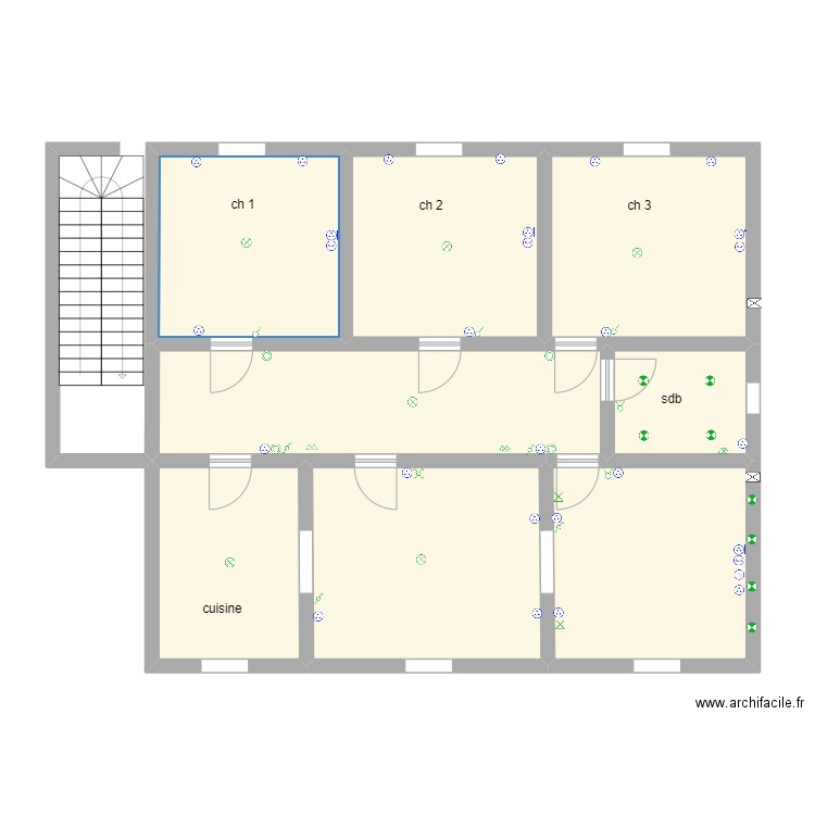 HAMID AUDUN 1ER. Plan de 0 pièce et 0 m2