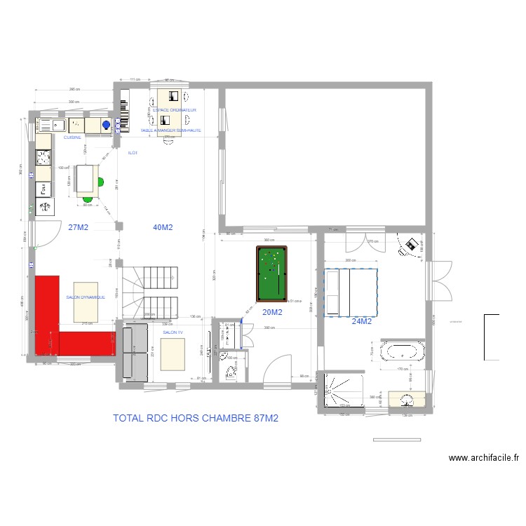 GLOBAL RDC 1 8 2. Plan de 0 pièce et 0 m2