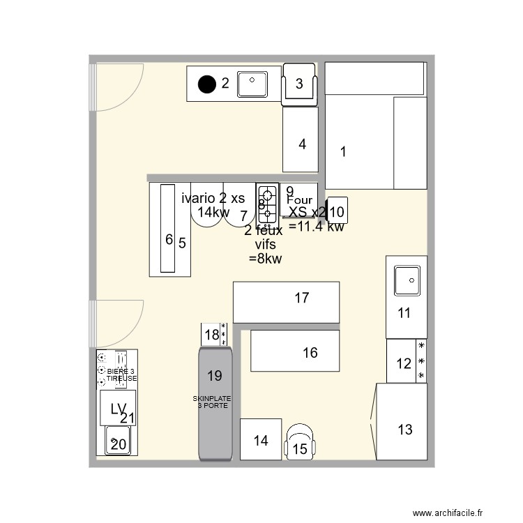 le passionnant. Plan de 0 pièce et 0 m2