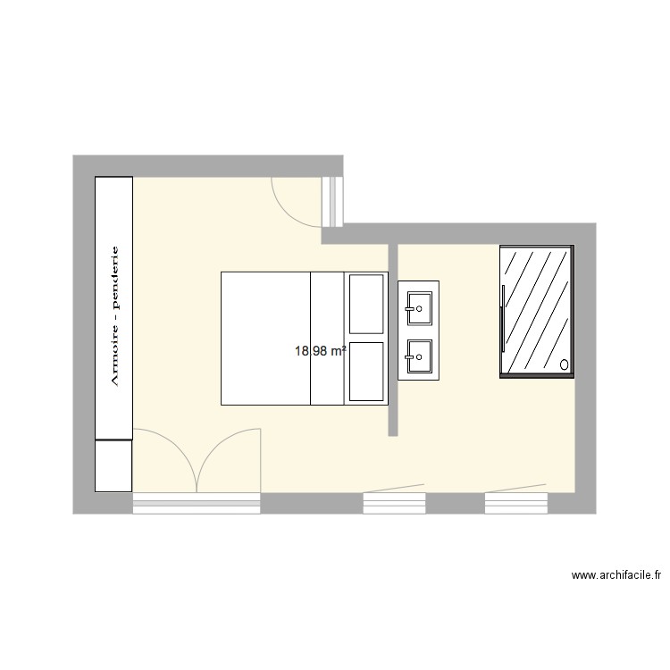 CHAMBRE PARENTALE2. Plan de 0 pièce et 0 m2