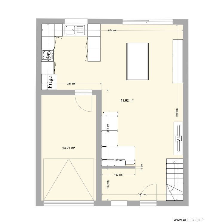 MAISON RDC. Plan de 0 pièce et 0 m2