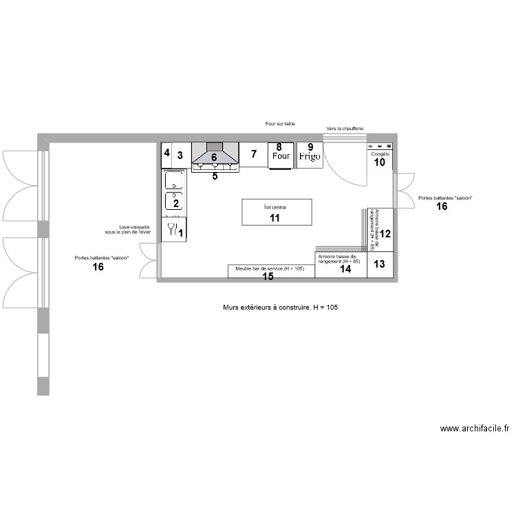 220622 Cuisine DB. Plan de 0 pièce et 0 m2