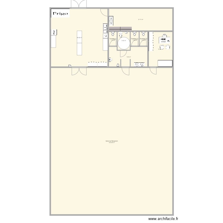 Salle de réception. Plan de 0 pièce et 0 m2