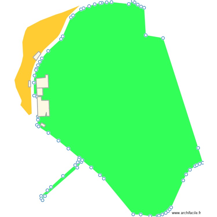 plan de masse. Plan de 0 pièce et 0 m2