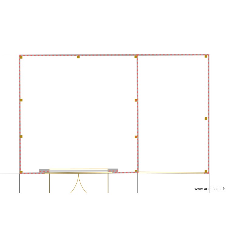 PLAN DE MASSE. Plan de 2 pièces et 57 m2