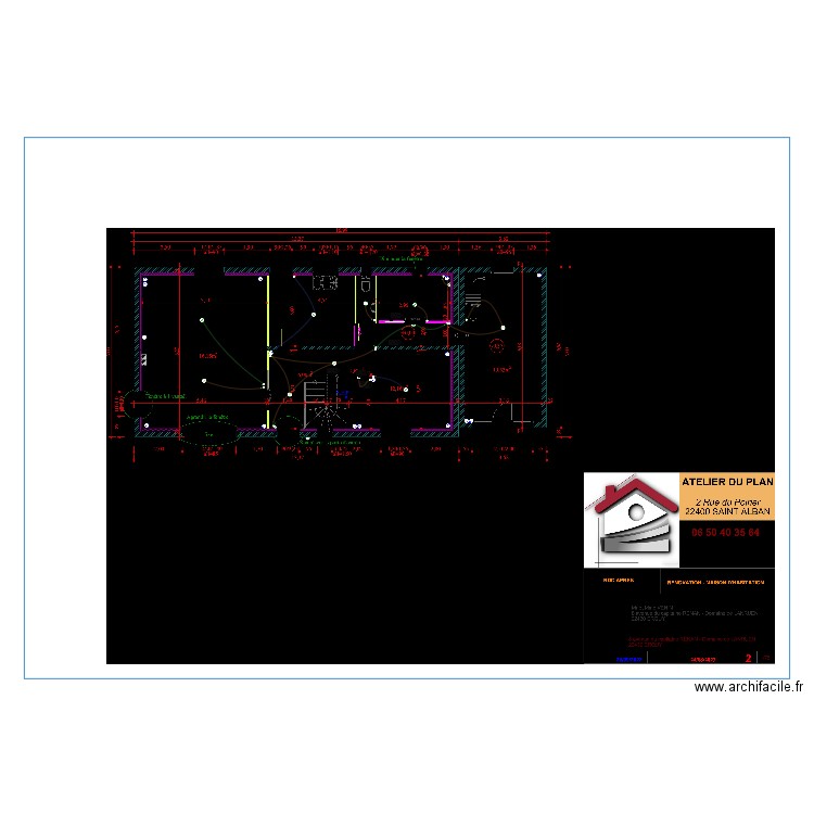 venin rdc. Plan de 0 pièce et 0 m2