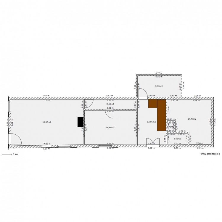 Bertrandié RDC 1. Plan de 0 pièce et 0 m2