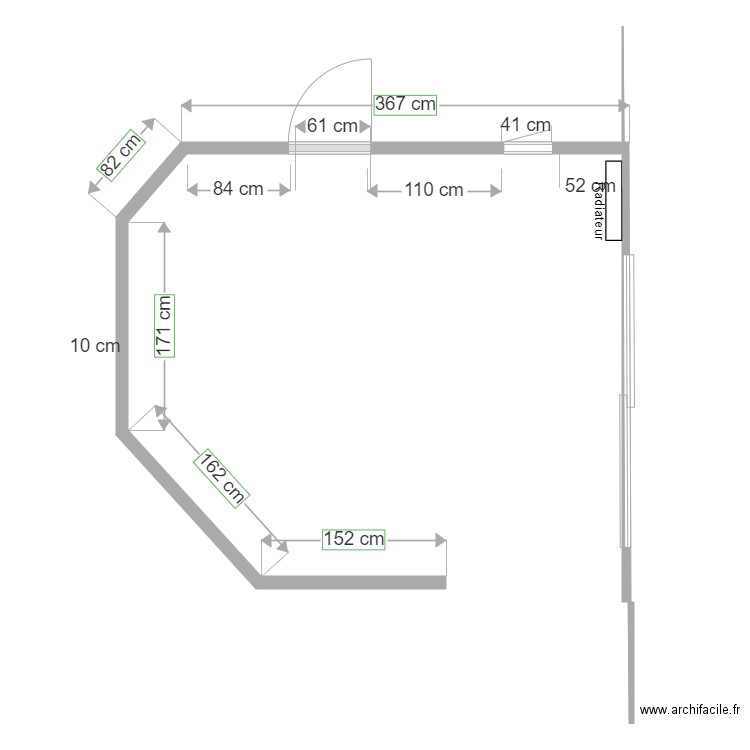 Cuisine 3. Plan de 0 pièce et 0 m2