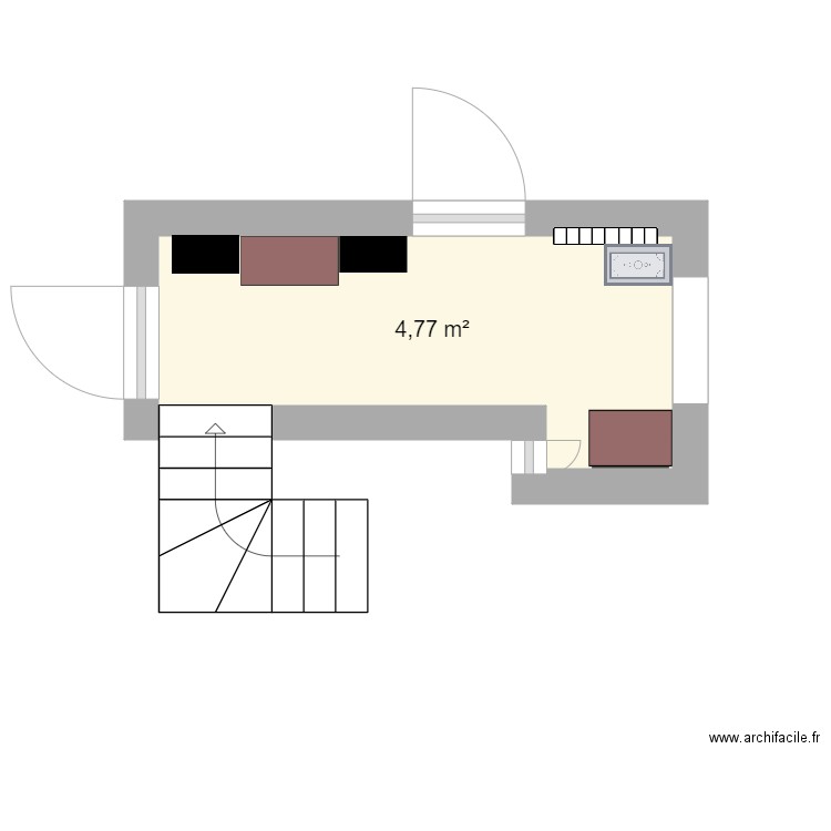 Couloir. Plan de 0 pièce et 0 m2