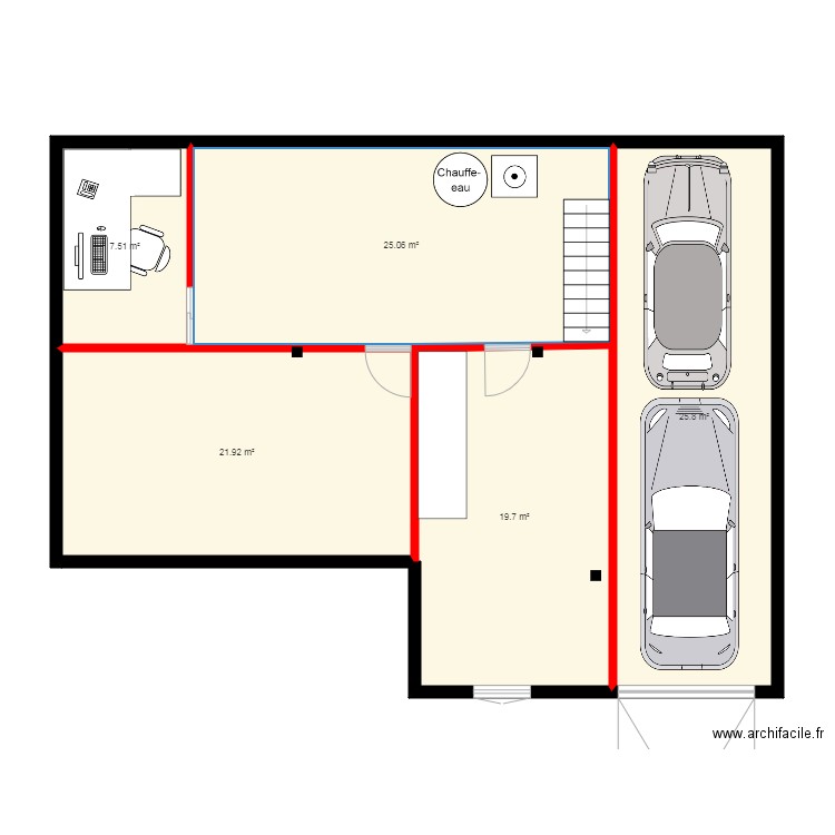 sousol. Plan de 0 pièce et 0 m2