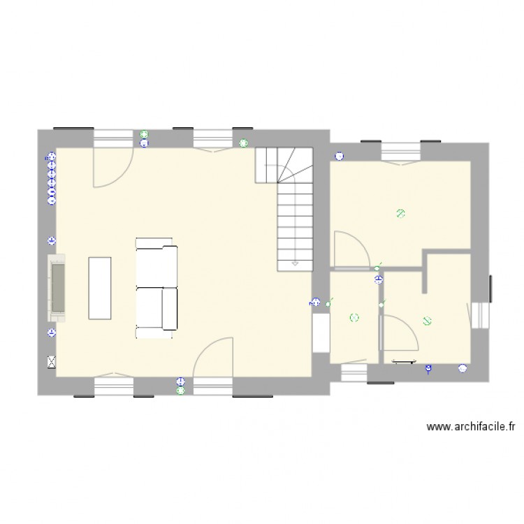 Plan électrique. Plan de 0 pièce et 0 m2