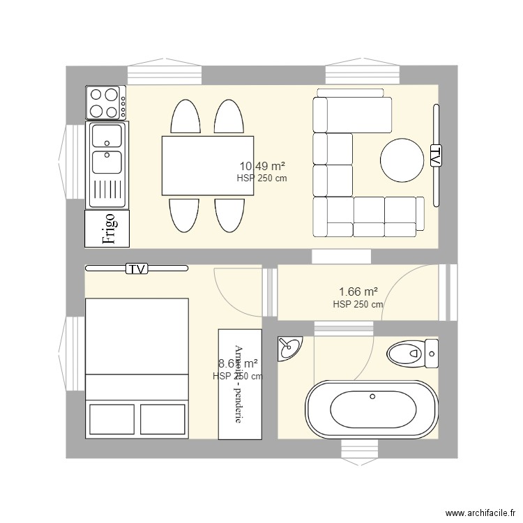 trano. Plan de 0 pièce et 0 m2