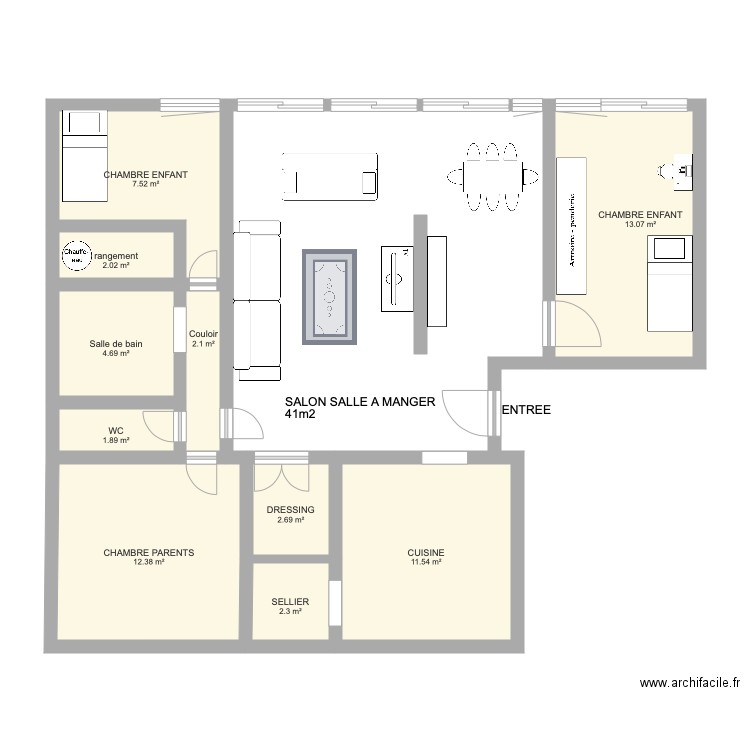 RESIDENCE PRINCIPALE 2. Plan de 0 pièce et 0 m2