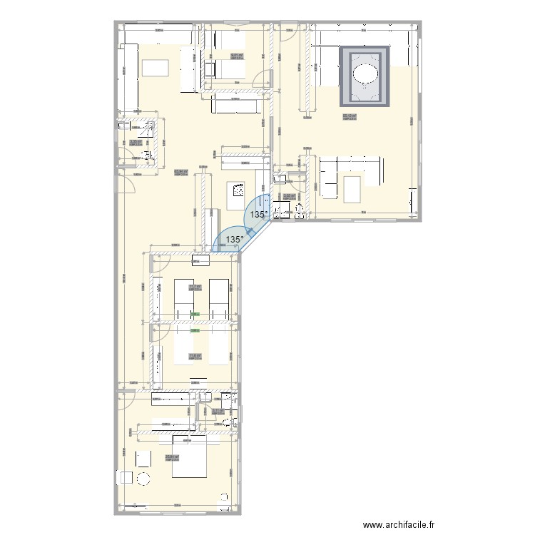 bouskoura modifie. Plan de 0 pièce et 0 m2