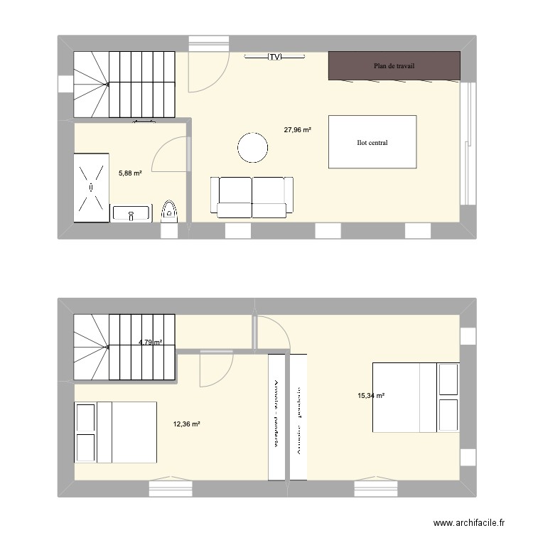 Camps. Plan de 0 pièce et 0 m2