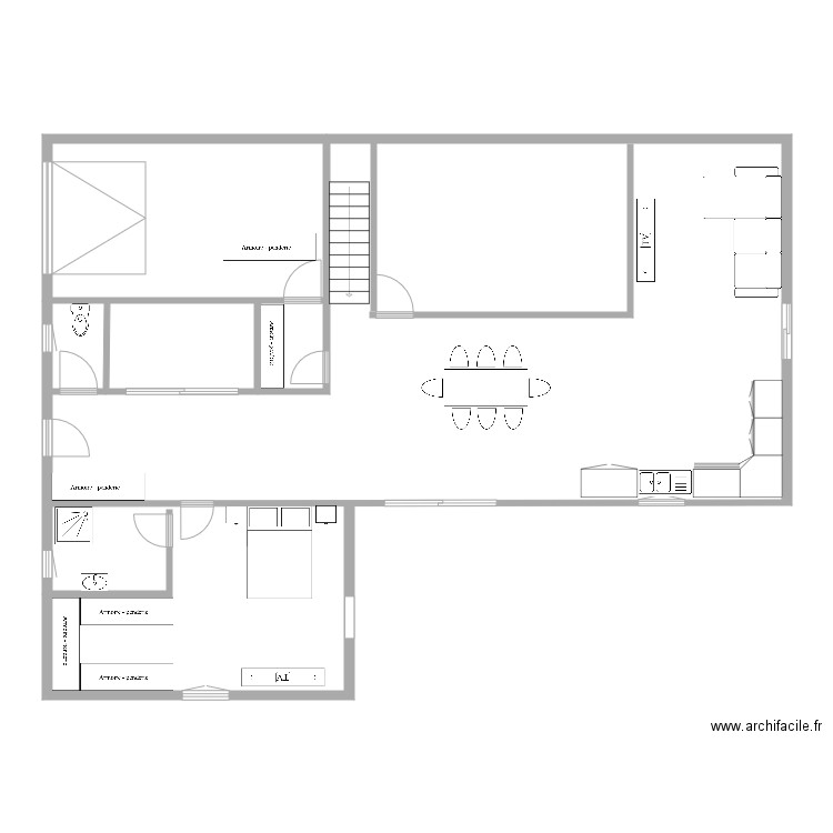 marc et audrey. Plan de 0 pièce et 0 m2