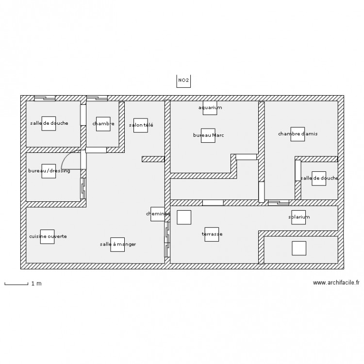 Zannoni étage. Plan de 0 pièce et 0 m2