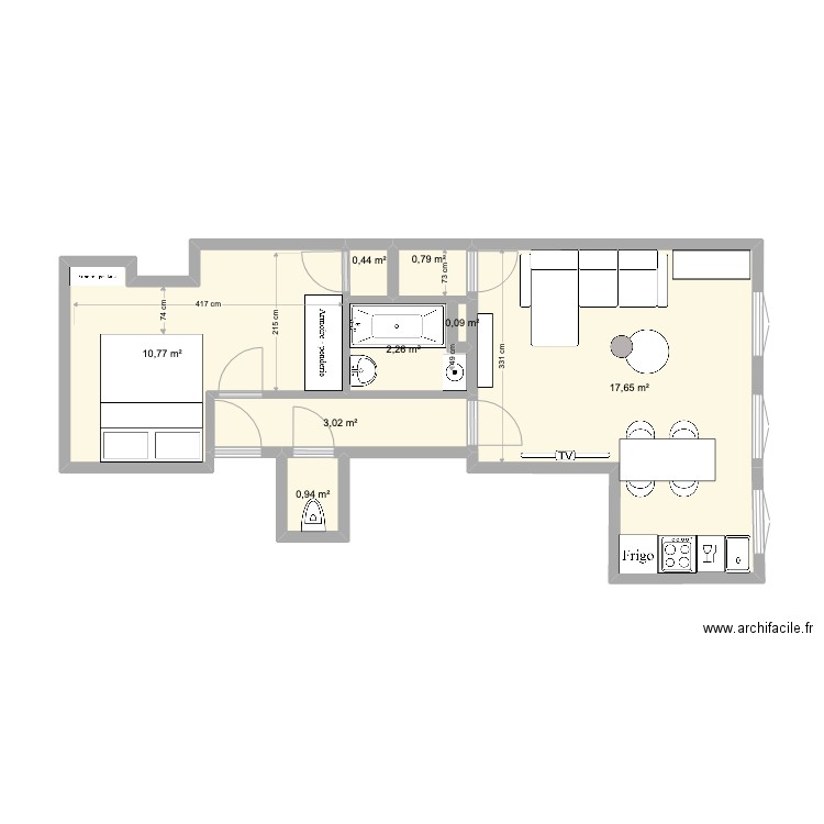 Voltaire 3. Plan de 0 pièce et 0 m2