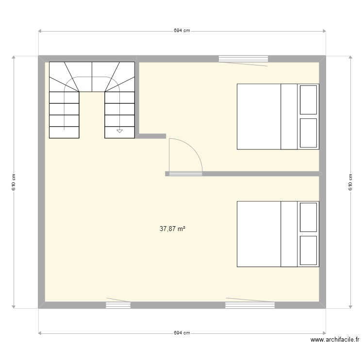 ste marie 1er étage. Plan de 0 pièce et 0 m2