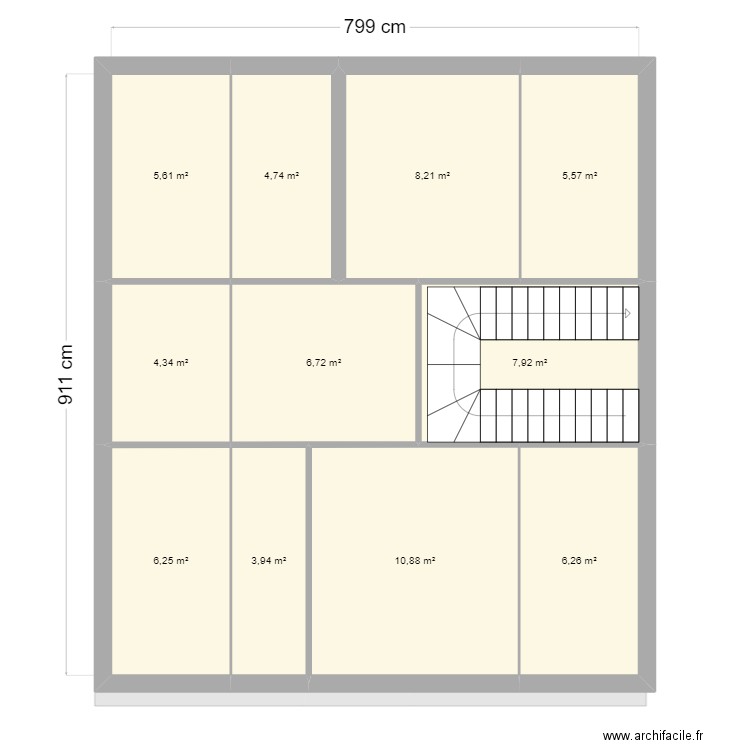 schmitlein. Plan de 17 pièces et 156 m2