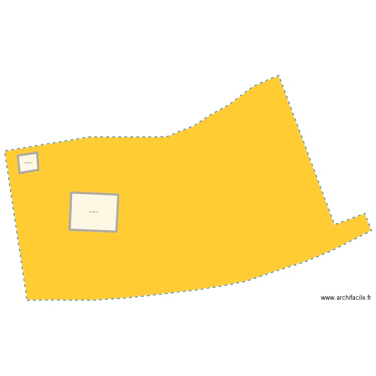 maison0. Plan de 2 pièces et 96 m2