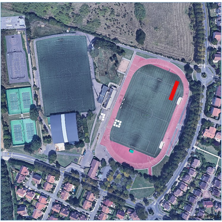 test implantation virade. Plan de 0 pièce et 0 m2