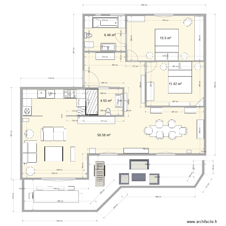 Bellevue Chateau dOex 2. Plan de 0 pièce et 0 m2