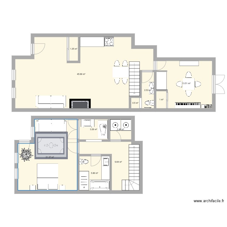 1373A. Plan de 0 pièce et 0 m2