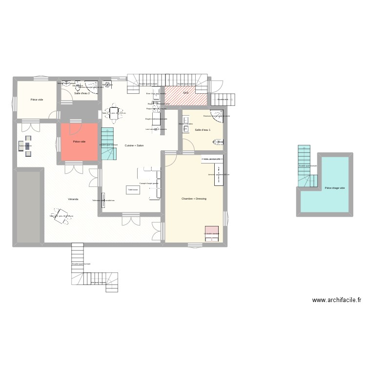 Haut Maison Besson  . Plan de 0 pièce et 0 m2