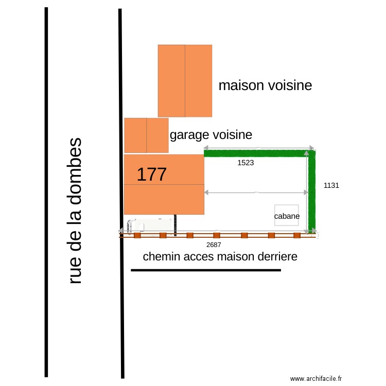 plan masse 2. Plan de 0 pièce et 0 m2