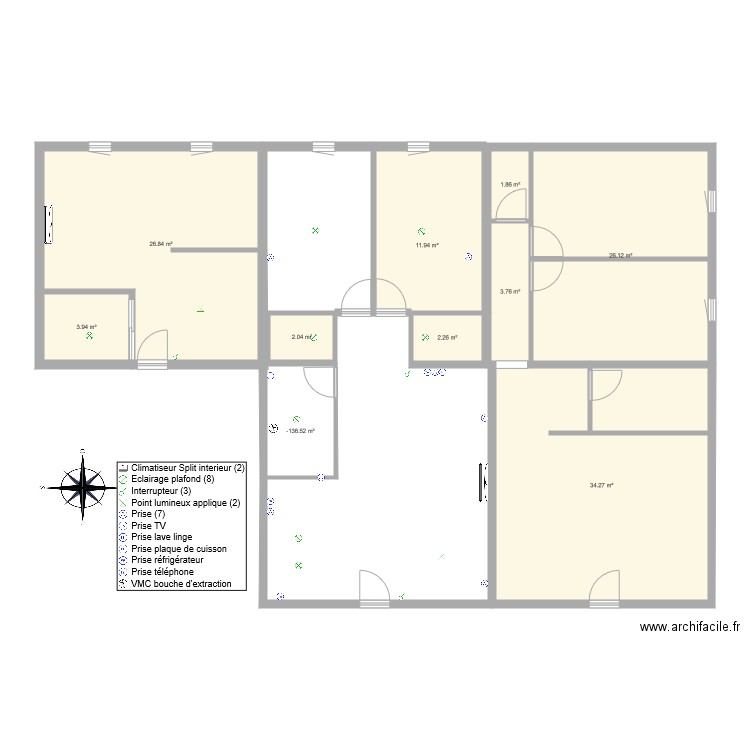 appartements parking. Plan de 0 pièce et 0 m2