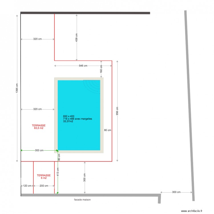 Piscine 2201. Plan de 0 pièce et 0 m2