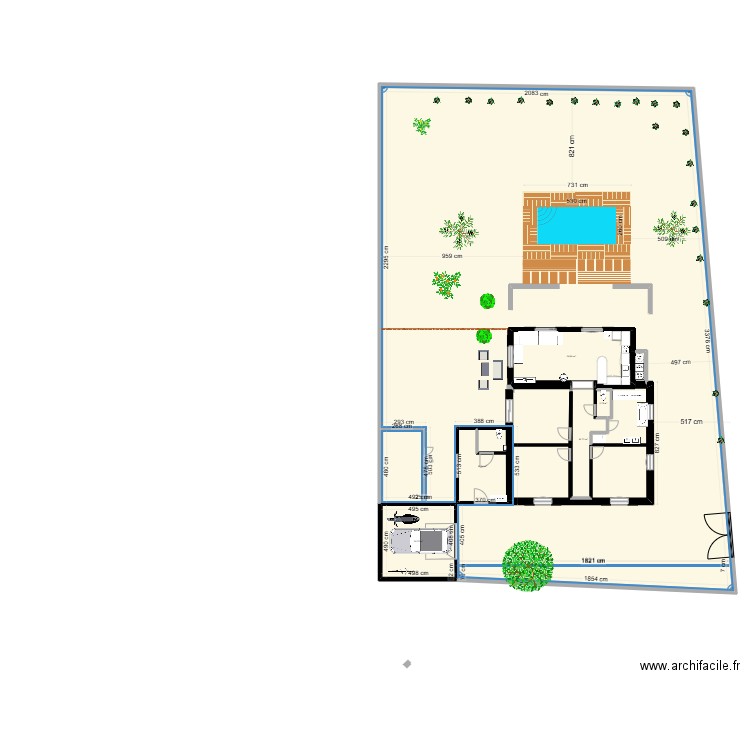 SURFAVES VEGETALISEES. Plan de 7 pièces et 770 m2