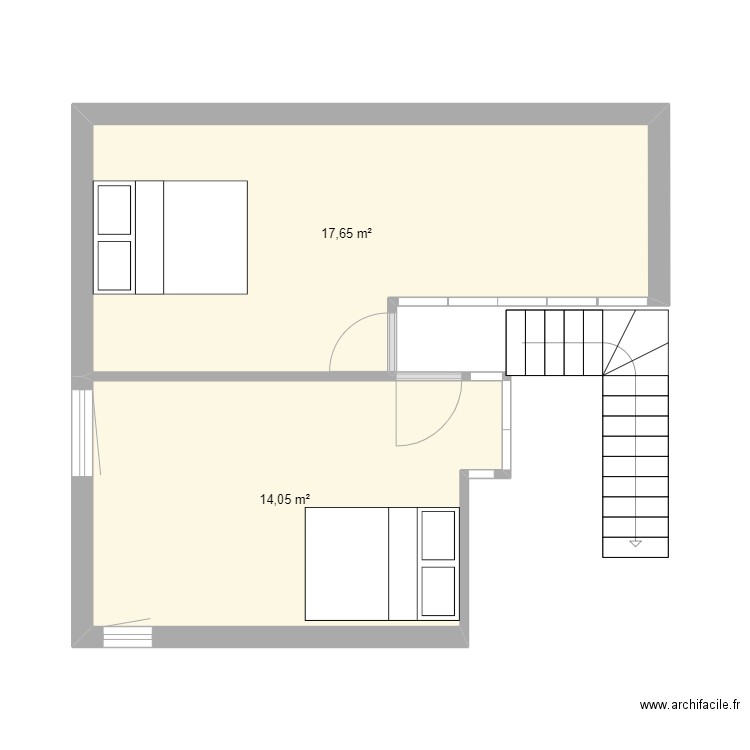 mezzanine. Plan de 0 pièce et 0 m2