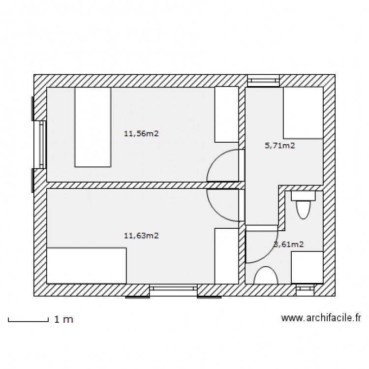 Etage pour extension manithi. Plan de 0 pièce et 0 m2