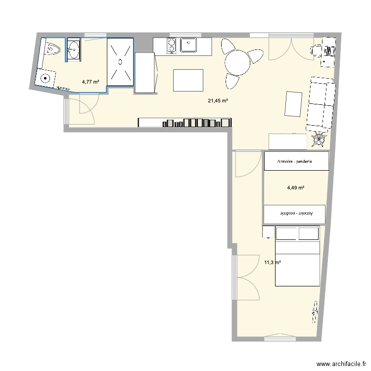 Pantin. Plan de 0 pièce et 0 m2