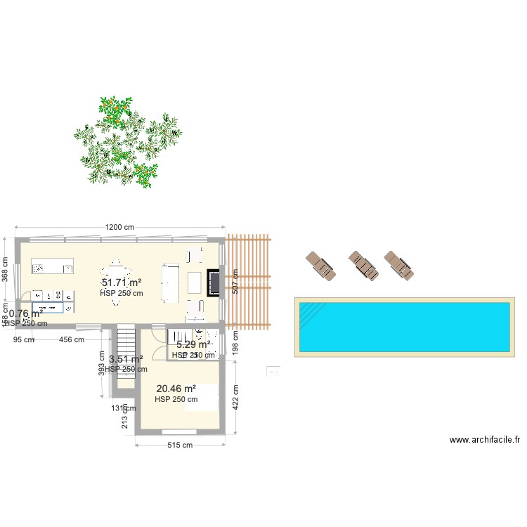 Extension 4. Plan de 0 pièce et 0 m2