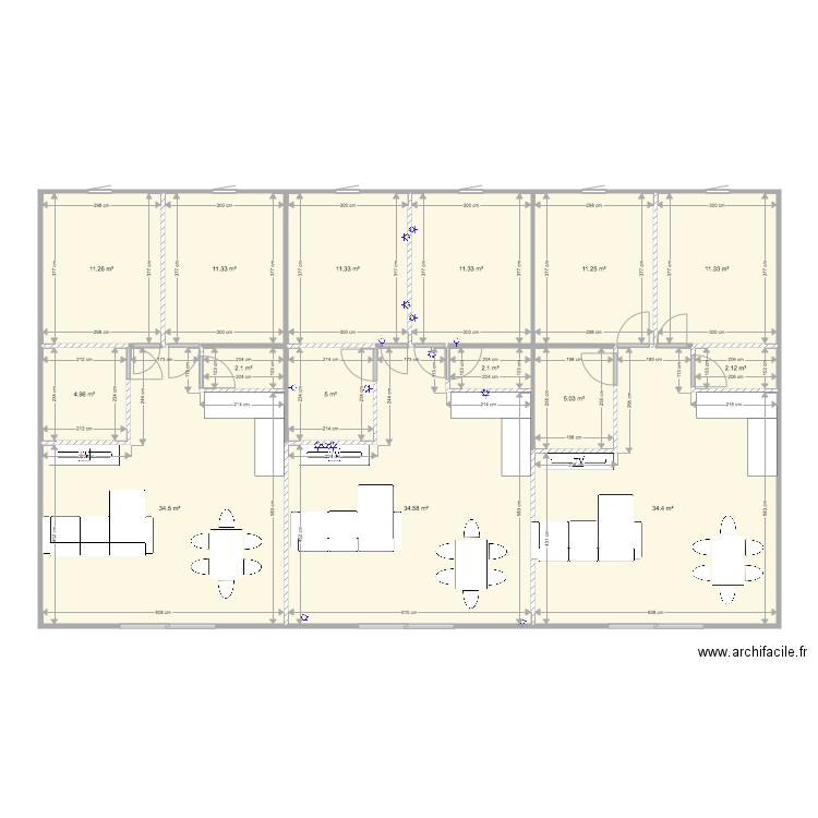 RDC APPARTEMENT. Plan de 0 pièce et 0 m2