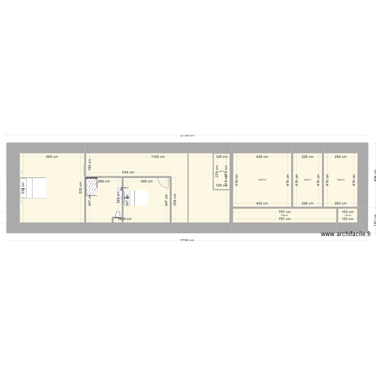 maison dylan. Plan de 13 pièces et 275 m2