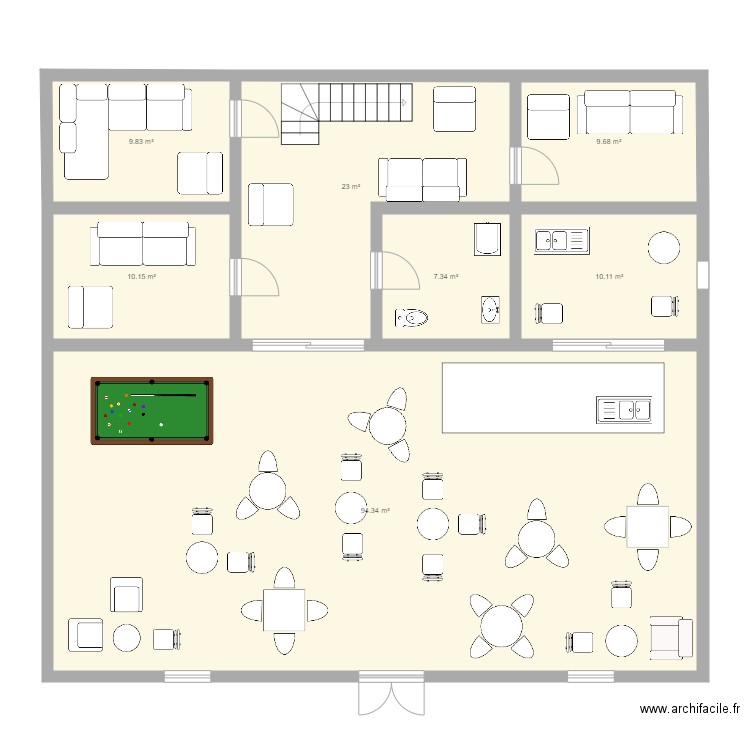 café co. Plan de 0 pièce et 0 m2